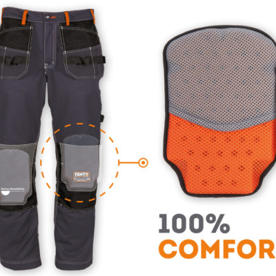 Fento 100 knee pads for work pants. Buy online at Nierhaus shop